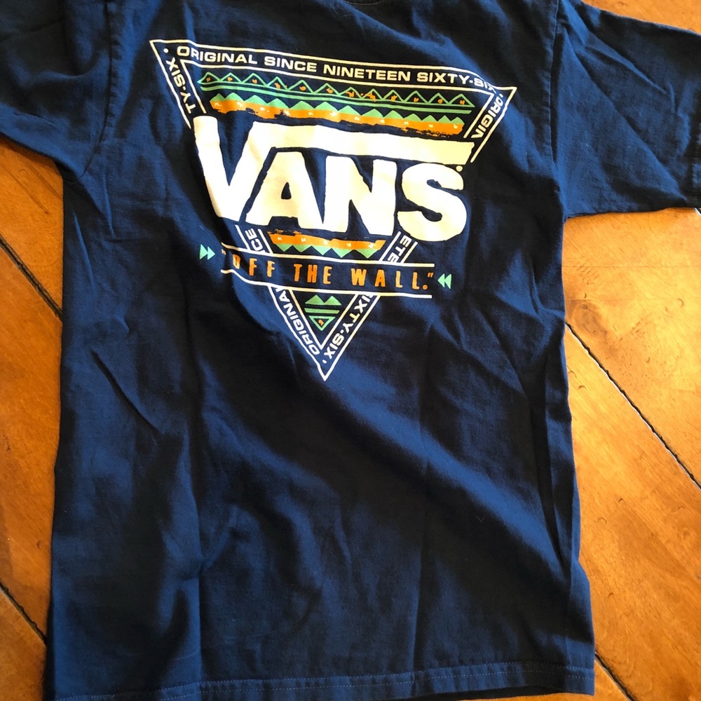 Vans men’s t shirt navy size small